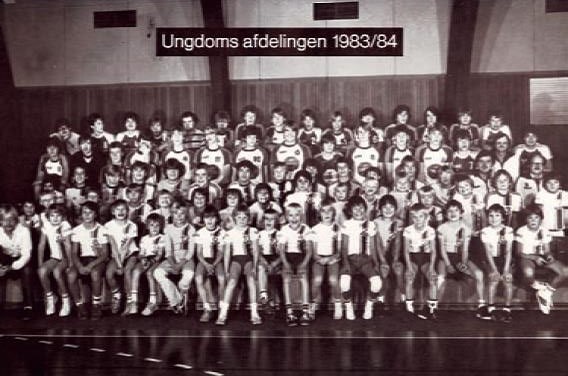 Klubbillede 1983-1984 - ungdomsafdelingen